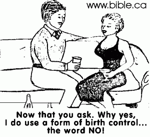 Who needs pesky birth control pills?!