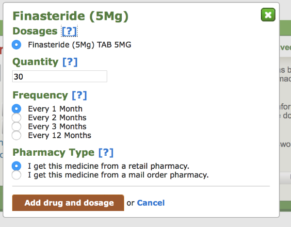 [Photo: A screencap of the Medicare.gov website showing several different options for prescription drug coverage]